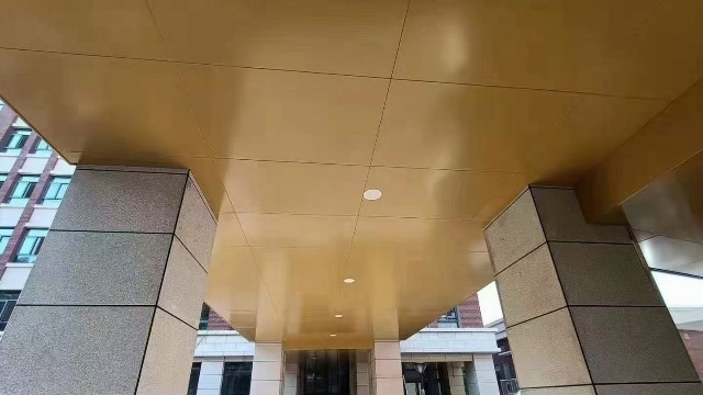 松江社會福利院@黃色鋁單板