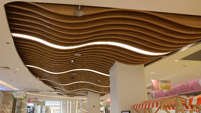 蘇州張家港市鳳凰生活廣場@異形鋁方管